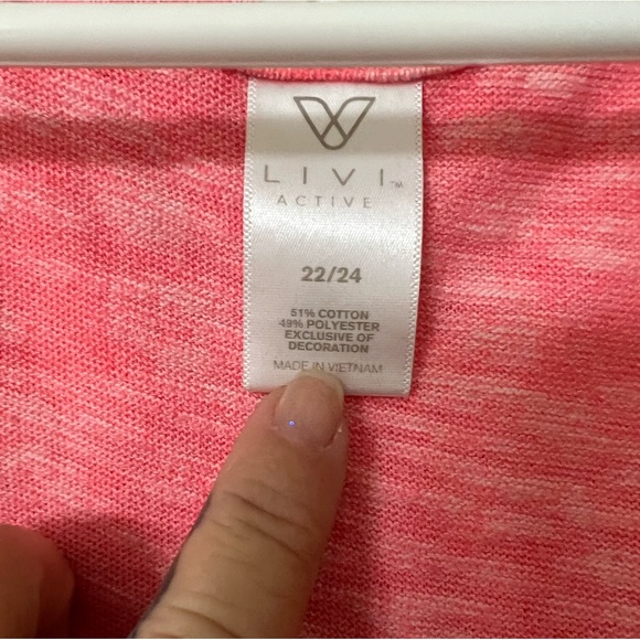 LB - Livi Active Pink hoodie - Picture 4 of 6